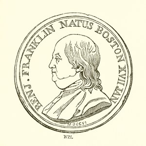 Benjamin Franklin alkotó: English School