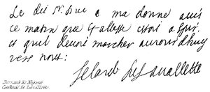 Bernard de Nogaret de Lavallette bíboros alkotó: English School