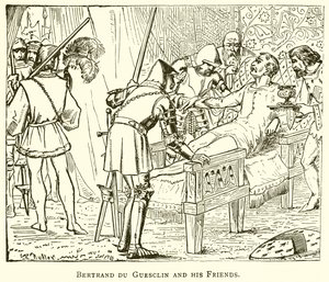 Bertrand du Guesclin és barátai alkotó: English School