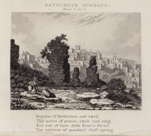 Betlehem Ephrath, Micah V, ver 2 (metszet) alkotó: English School