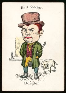 Bill Sykes, Burgler (színes litográfia) alkotó: English School