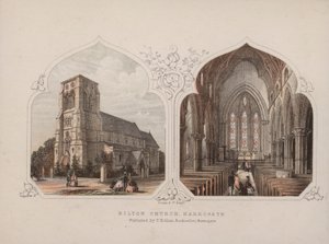 Bilton Church, Harrogate, North Yorkshire (színes metszet) alkotó: English School