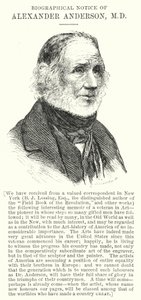 Dr. Alexander Anderson életrajzi jegyzéke (metszet) alkotó: English School