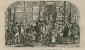 Madárvásár, Great St Andrews Street, Seven Dials, London alkotó: English School