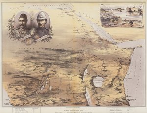 Madártávlatból Soudan és a környező országok (chromolitho) alkotó: English School