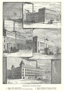 Birmingham-Fabriken (Gravur)