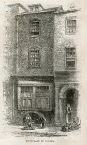 J M W Turner születési helye a Maiden Lane-ben alkotó: English School
