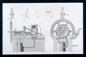 Bishops Rotary Steam vagy Disc Engine a Cyclopaedia of Useful Arts & Manufactures kiadványból, szerkesztette Charles Tomlinson, 1880-as évek alkotó: English School