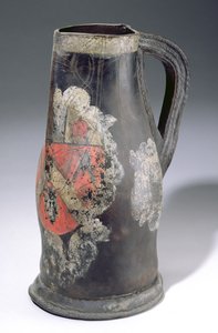 Blackjack kancsó, 1712 (bőr) alkotó: English School