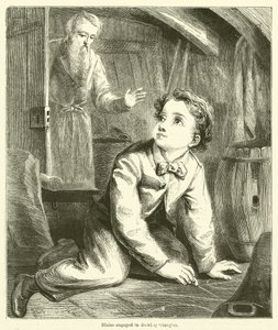 Blaise háromszög rajzolással foglalkozik (metszet) alkotó: English School