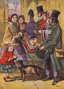 Vak koldus (színes litográfia) alkotó: English School