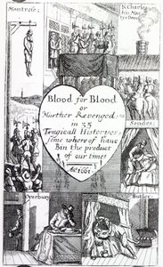 "Vért a vérért, avagy Murther bosszúja 35 tragikus történelemben, némelyikben korunk termékei is vannak", 1661 alkotó: English School