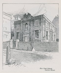 Blue Coat School a Caxton Streeten alkotó: English School