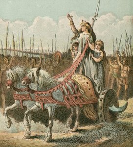Boadicea és serege alkotó: English School