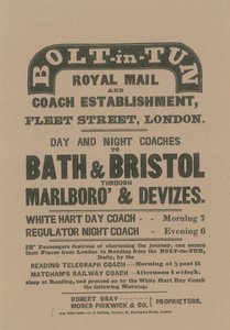 Bolt-in-Tun Royal Mail and Coach Establishment alkotó: English School