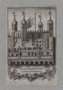 Book Plate, Tower of London alkotó: English School