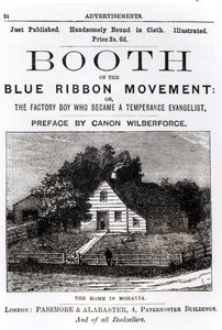 Booth of the Blue Ribbon Movement, 1883 alkotó: English School