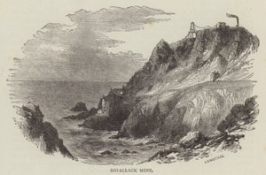Botallack bánya (metszet) alkotó: English School