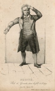 Bouffe, Grandet szerepében a La Fille de Cavaire-ben alkotó: English School