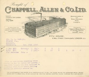 Megvásárolták a Chappell Allen & Co Ltd-től alkotó: English School