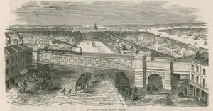 Bow Spring Bridge, Stepney állomás, London alkotó: English School
