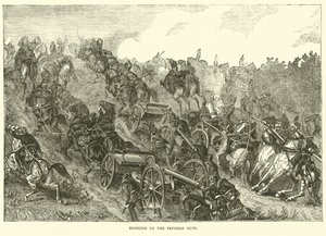A porosz fegyverek felhozatala, 1870. augusztus alkotó: English School