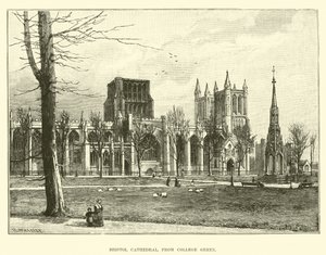 Bristoli katedrális, a College Greenből alkotó: English School
