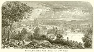 Bristol, a Clifton Wood-tól alkotó: English School