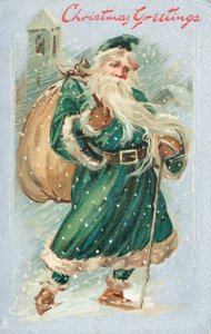 Brit karácsonyi kártya alkotó: English School