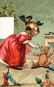 Brit karácsonyi kártya alkotó: English School