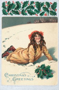 Brit karácsonyi kártya alkotó: English School