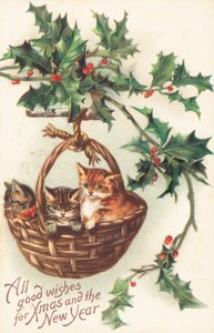 Brit karácsonyi kártya alkotó: English School