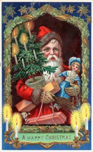 Brit karácsonyi kártya alkotó: English School