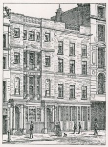 British Hotel, Cockspur Street, London alkotó: English School
