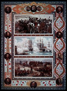 British Victories, Land & Sea (búr háború, Krím stb.), az Illustrated London News címlapja alkotó: English School
