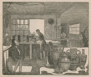 Brit gyártók: Pottery-ware alkotó: English School