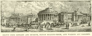 Brown Free Library and Museum, Piction Reading-room és Walker Art Gallery alkotó: English School