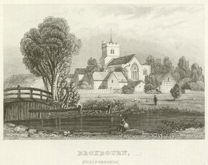 Broxbourne, Hertfordshire (metszet) alkotó: English School