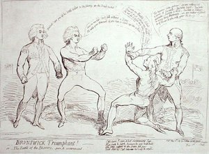 Brunswick Diadalmas! J. Aitken adta ki 1789-ben (rézkarc) alkotó: English School