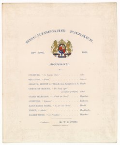 Buckingham-palota koncert, 1868. június 22 alkotó: English School