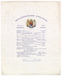 Buckingham-palota koncert, 1869. június 23 alkotó: English School