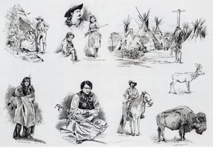 Buffalo Bills Wild West Show, 1887 alkotó: English School