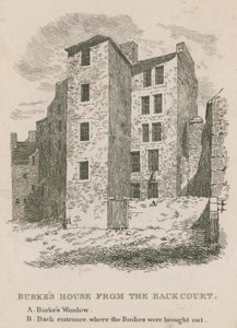 Burkes háza a hátsó udvarból alkotó: English School