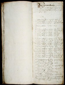 A pénztáros hosszú könyve, 1655 eleje (toll és tinta, papír) alkotó: English School