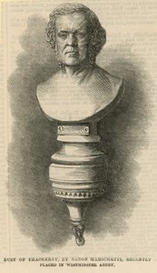 Thackeray mellszobra alkotó: English School
