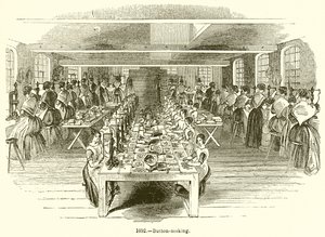 Gombkészítés alkotó: English School