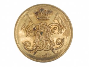 Button, 9. bengáli lándzsás ezred, 1901 előtt alkotó: English School