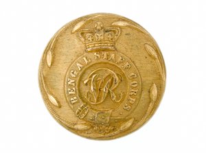 Button, bengáli hadtest, 1861-1876 alkotó: English School