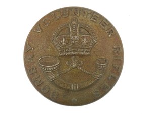Button, Bombay önkéntes puskák, 1901-1947 alkotó: English School