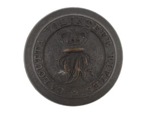Button, Calcutta Volunteer Rifles, 1901 előtt alkotó: English School